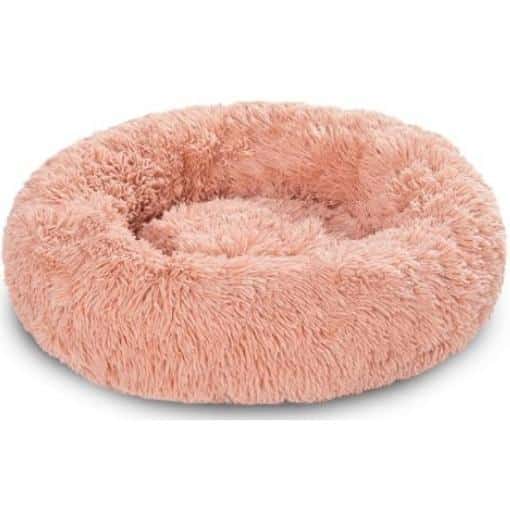Coussin apaisant chien et chat oekotex standard rose